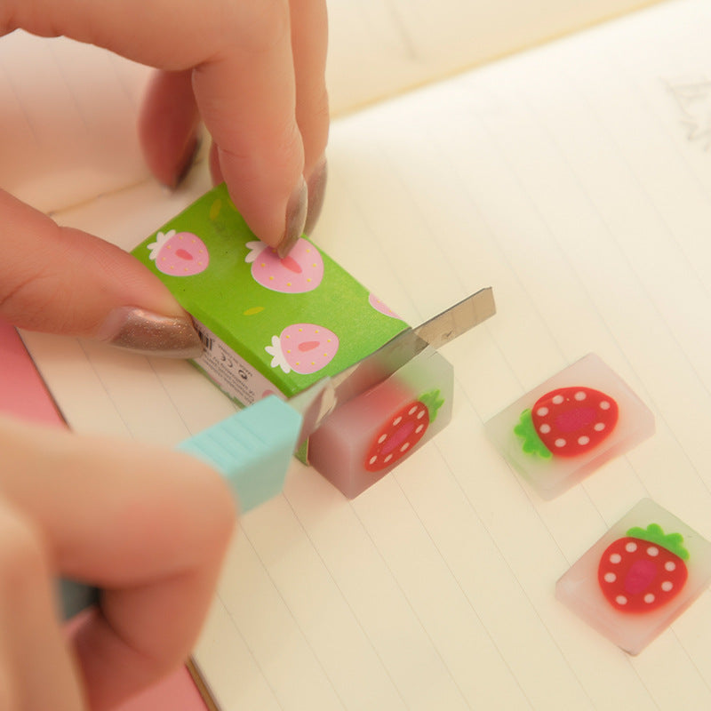 Creative cartoon jelly fruit eraser