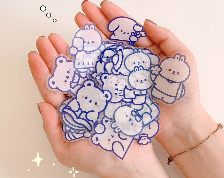 Cute little animal stickers