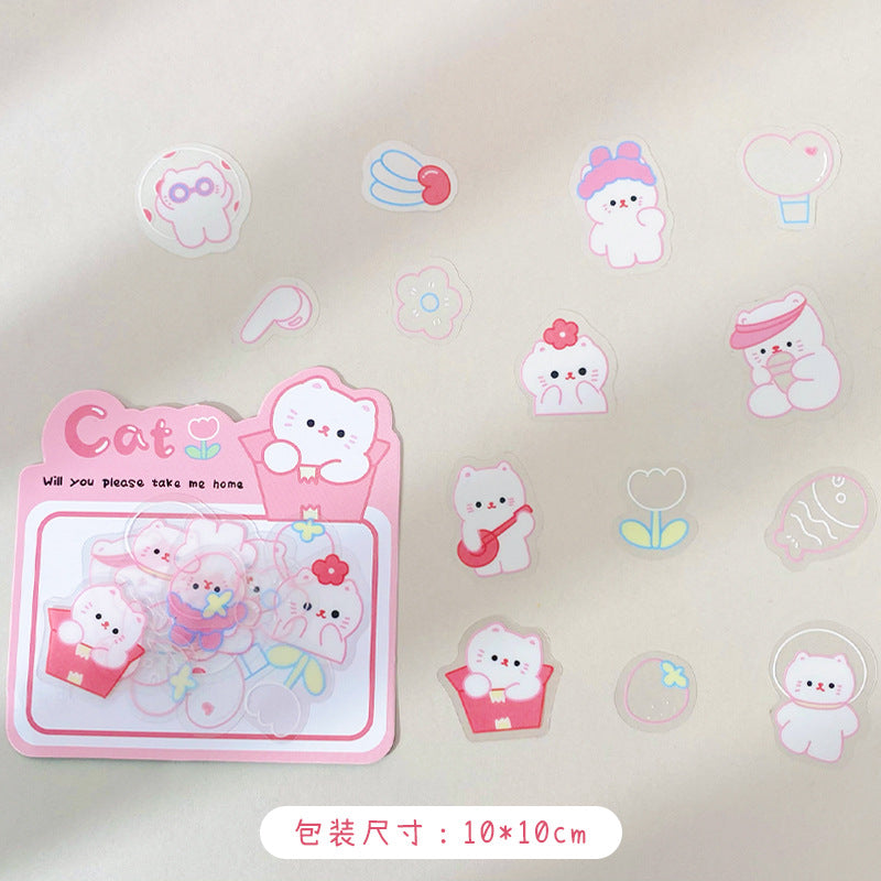 Cute little animal stickers