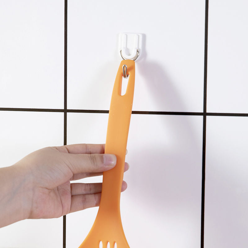 High temperature resistant long handle draining spoon