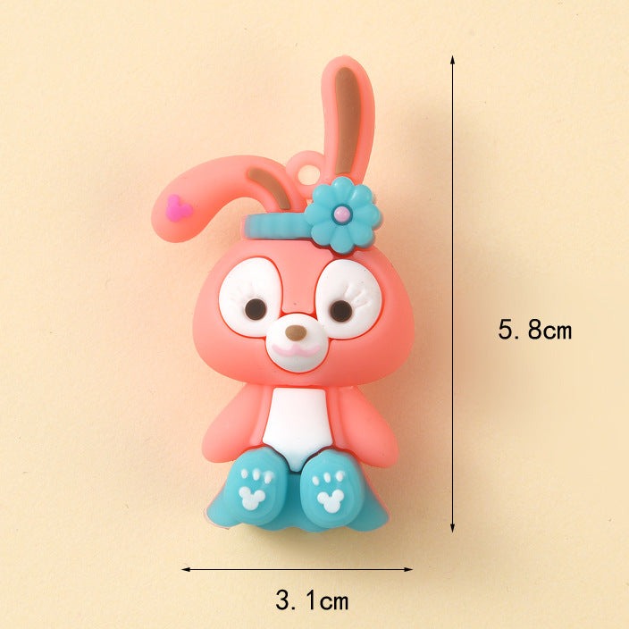 Creative bunny key chain