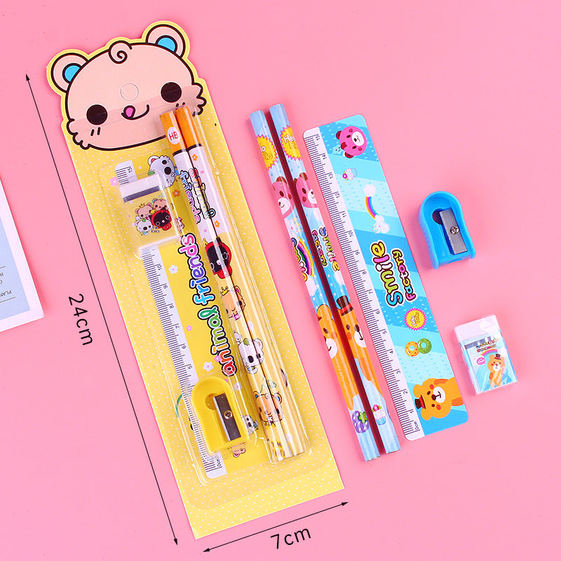 Children's Learning Stationery Set 5 Piece Pencil Set