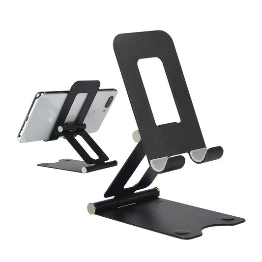 Metal cell phone folding lazy bracket