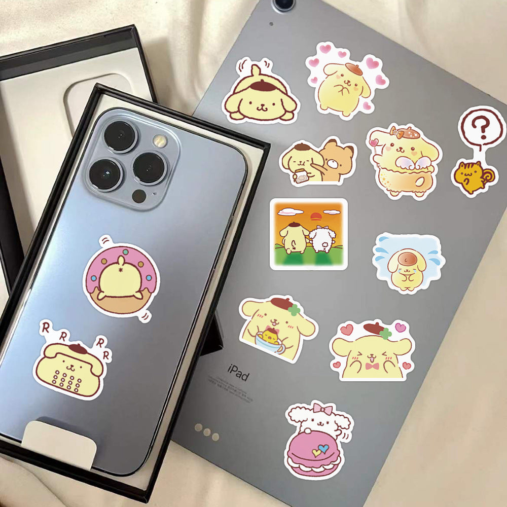 Cute Pudding Dog Stickers (60pcs)