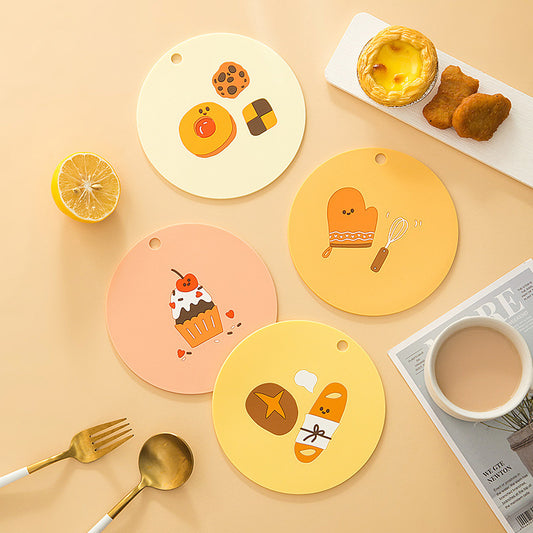 PVC silicone coaster set