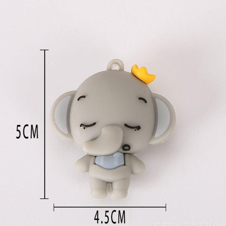 Cartoon Little Elephant Key Chain