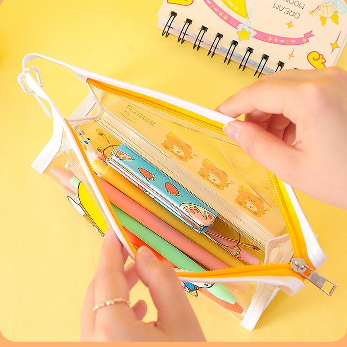 Cartoon transparent storage bag