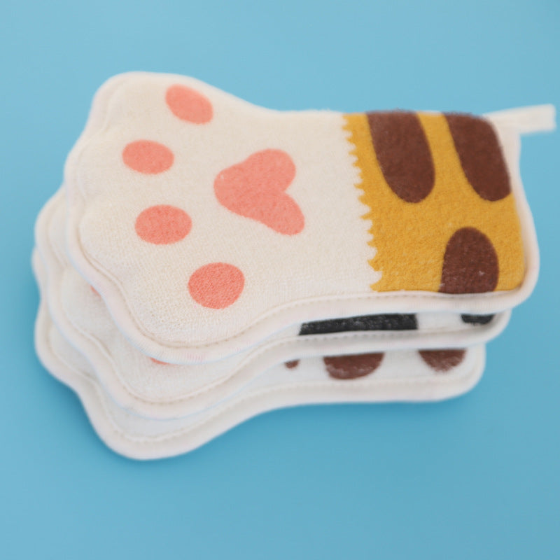 Baby bath bear claw sponge children's scrubbing towel