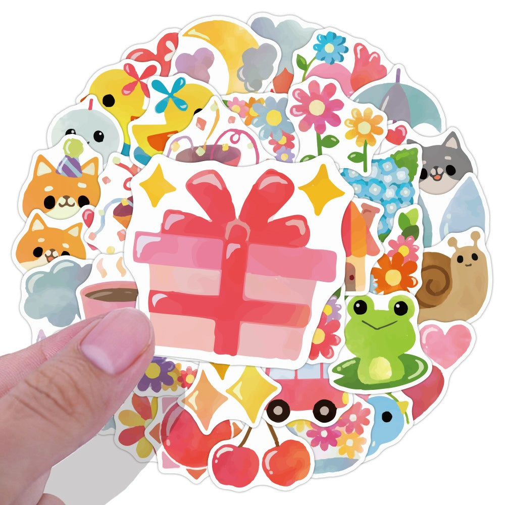 Cute little animal celebration stickers (40pcs)