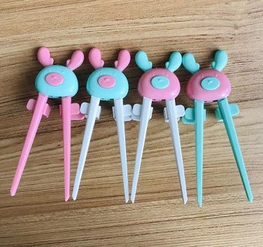 Cartoon lazy person snack finger chopsticks