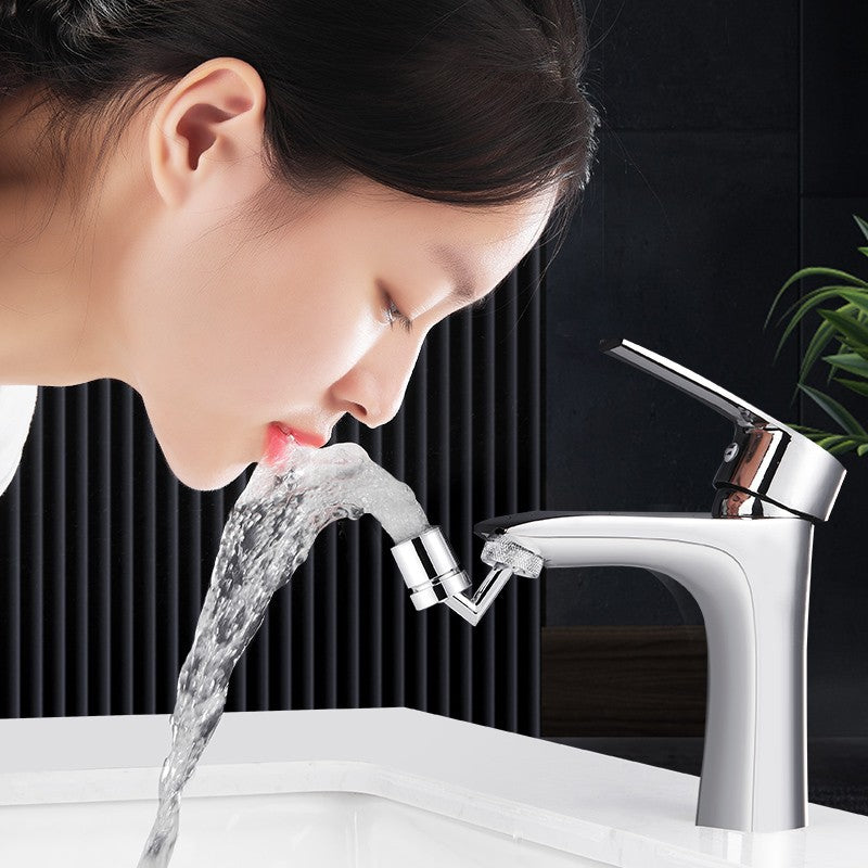 Universal rotatable faucet