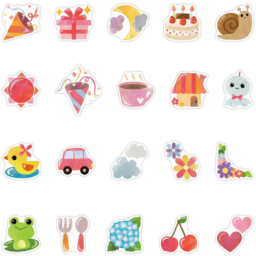 Cute little animal celebration stickers (40pcs)