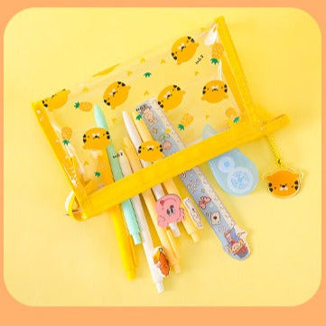 Cartoon transparent storage bag