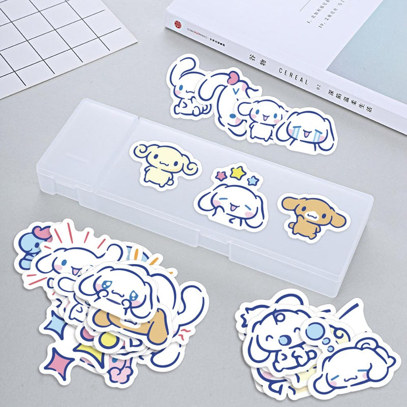 Cute Big Ears Dog Stickers (40pcs)