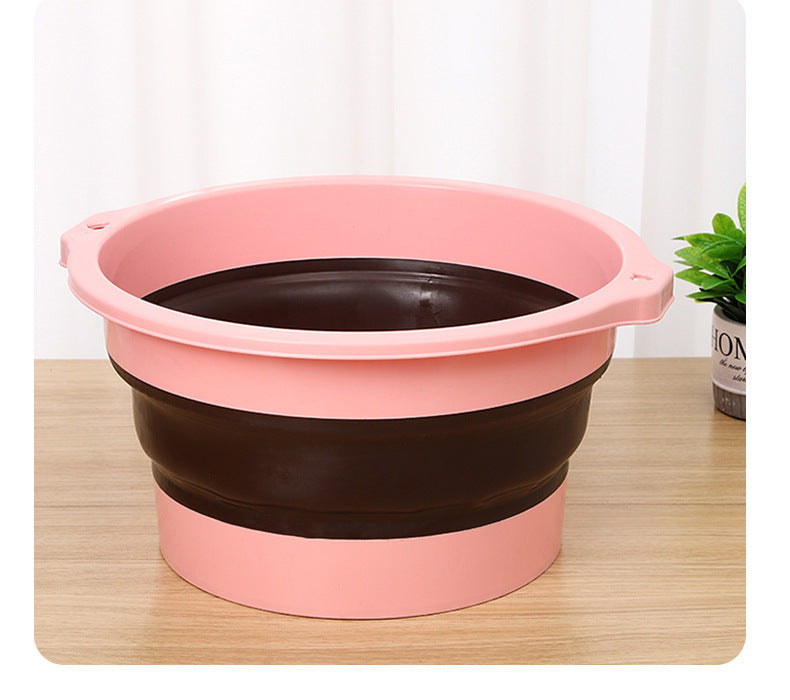 Portable foldable foot soaking bucket