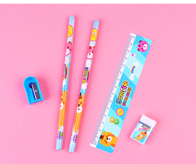 Children's Learning Stationery Set 5 Piece Pencil Set