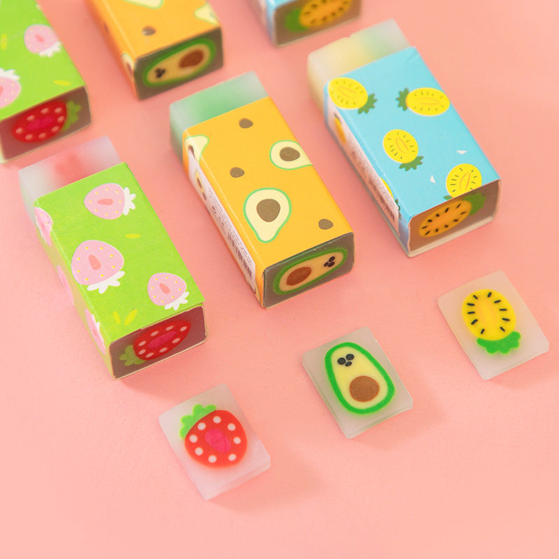 Creative cartoon jelly fruit eraser