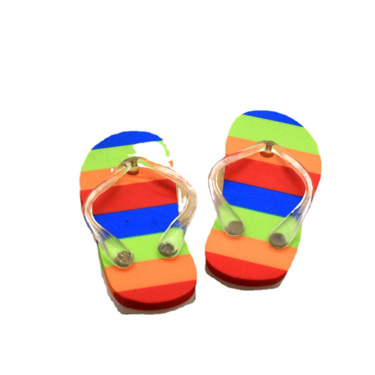 Creative cartoon flip-flop shape eraser(a pair)