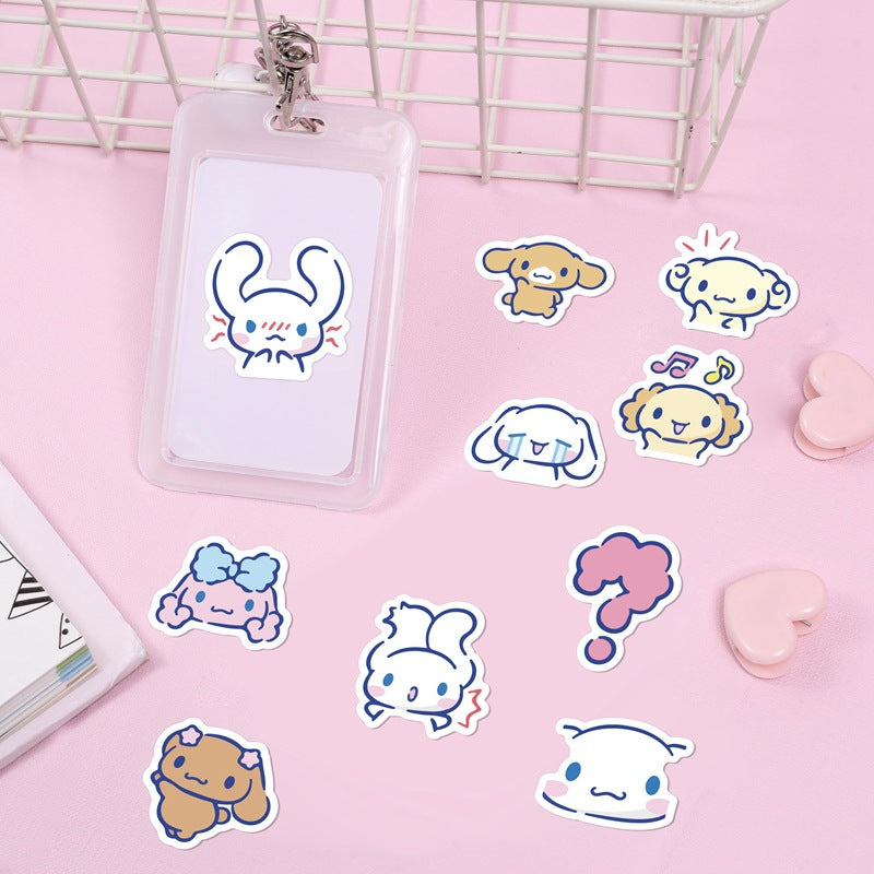 Cute Big Ears Dog Stickers (40pcs)