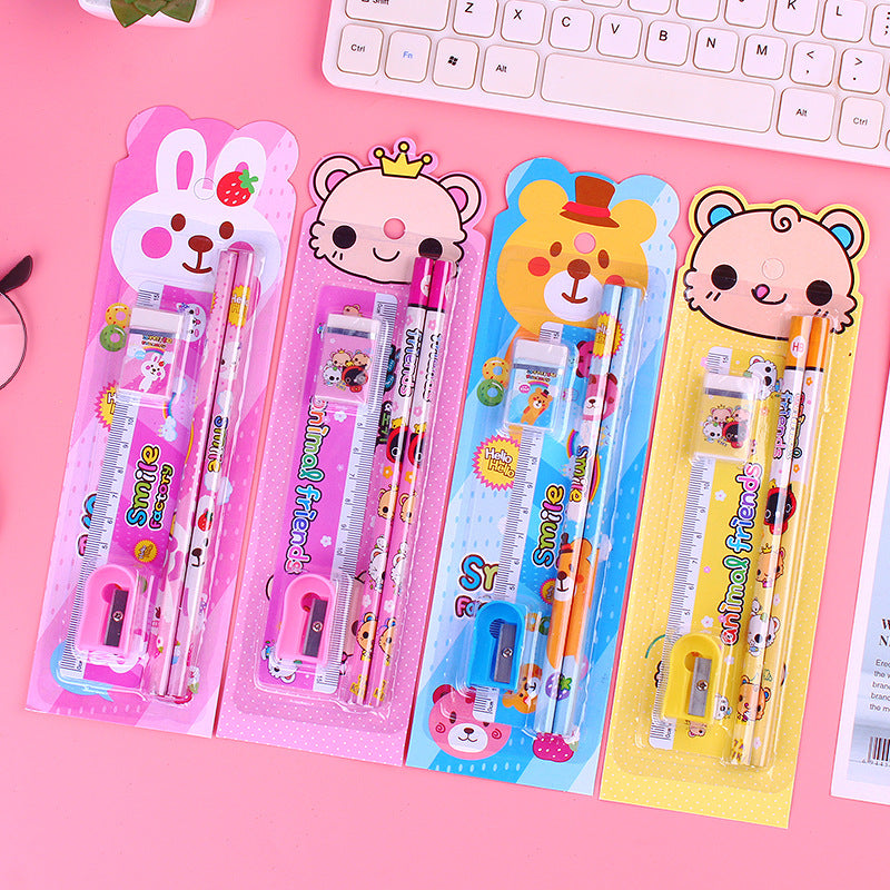 Children's Learning Stationery Set 5 Piece Pencil Set