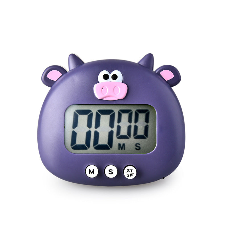 Cartoon animal large screen magnetic timer