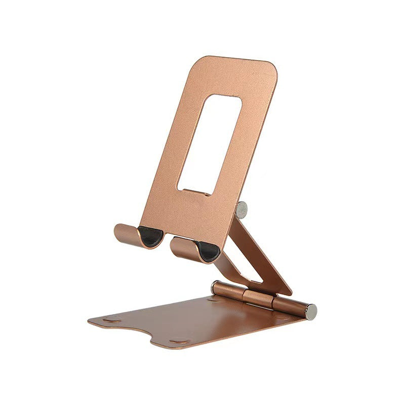 Metal cell phone folding lazy bracket