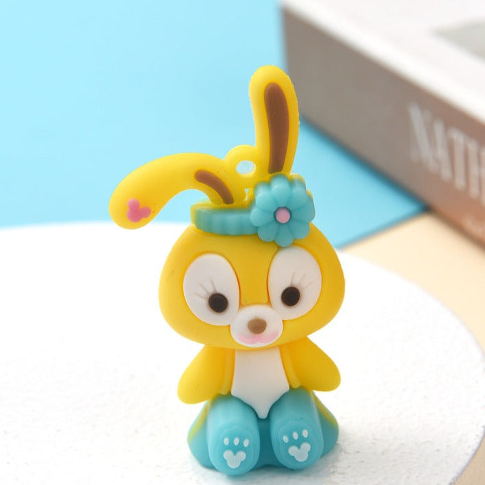 Creative bunny key chain