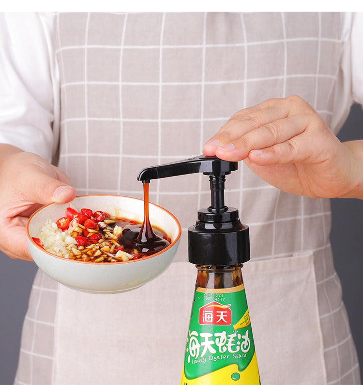 Oyster sauce bottle pressure nozzle pump head