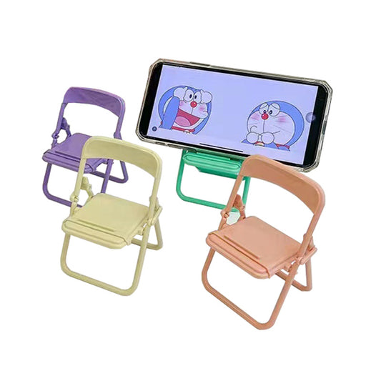 Lazy person cute chair model cell phone small bracket