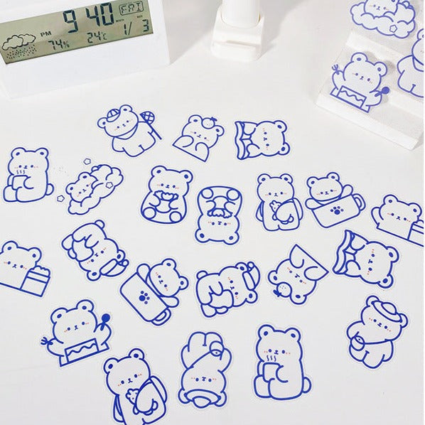 Cute little animal stickers