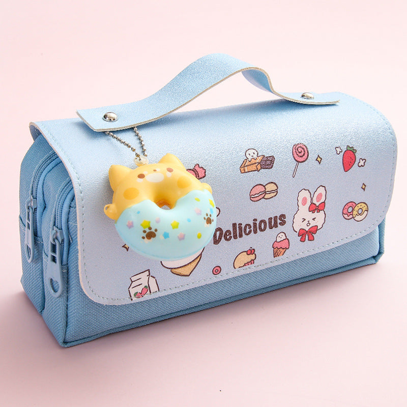 3D stress relief creative multifunctional cartoon cute pencil pouch