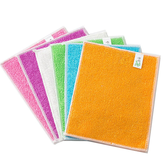 Bamboo Fibre Dish Cloths (2 pieces, colour random)