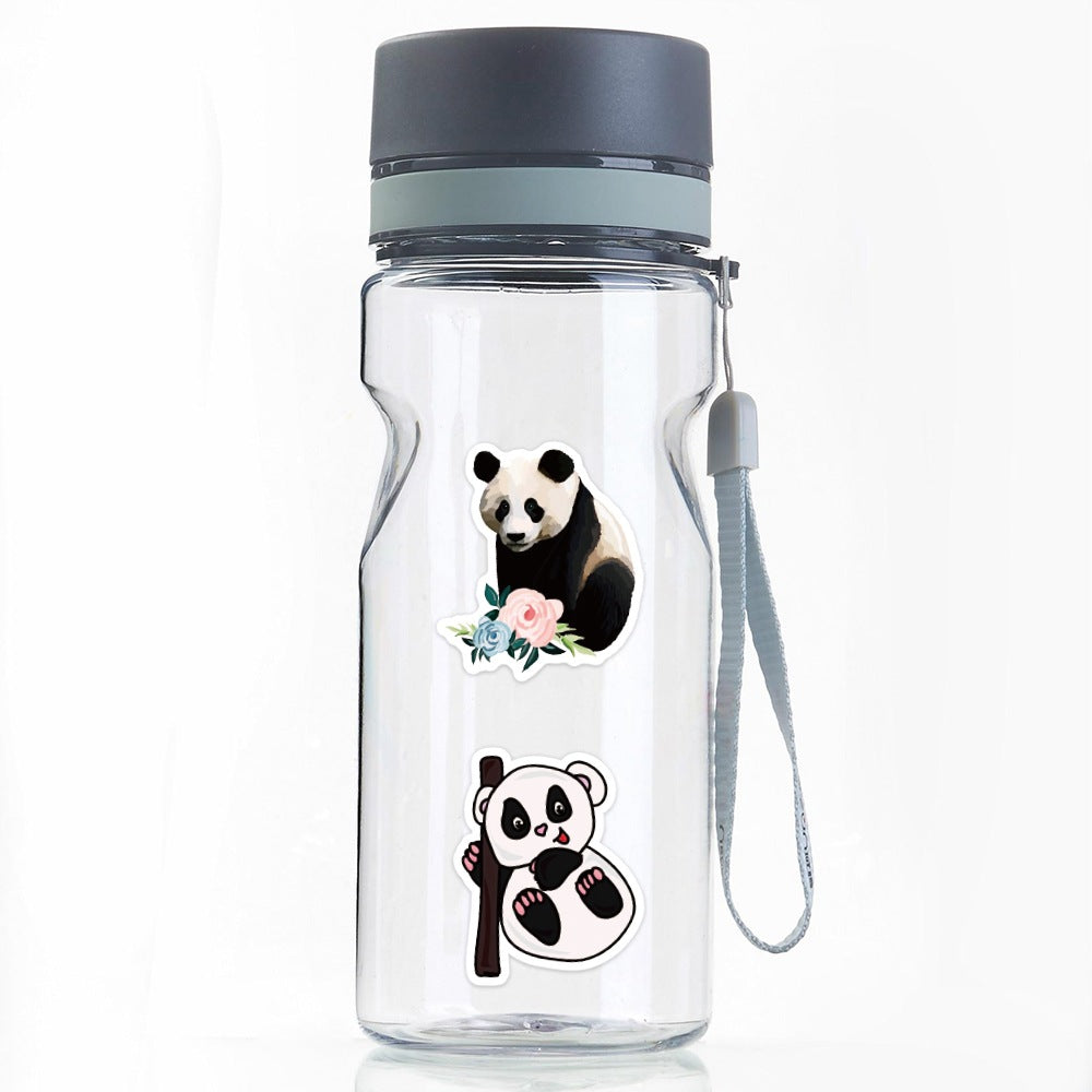 Cute Cartoon Panda Stickers (50pcs)