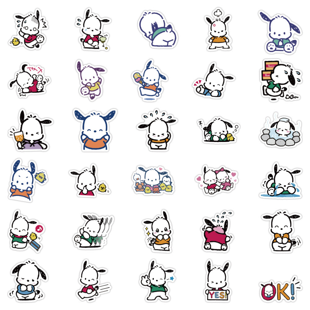 Cute Pike Dog Stickers (60pcs)