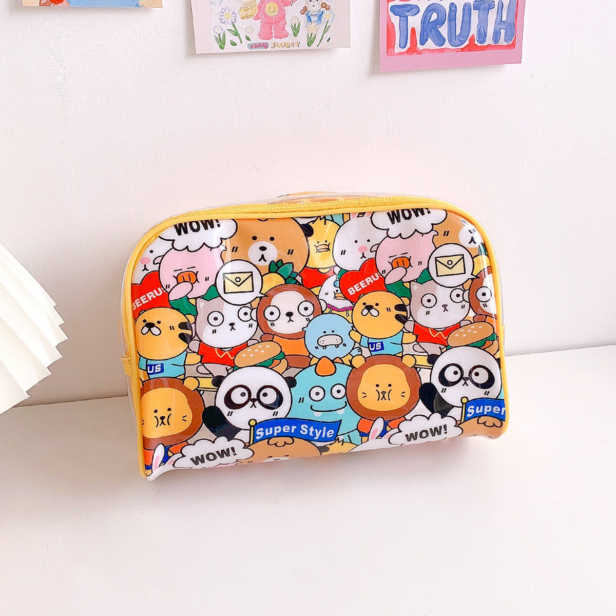 Cartoon thickened waterproof storage bag