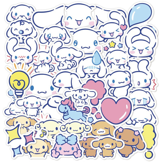 Cute Big Ears Dog Stickers (40pcs)