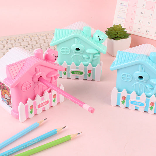 Creative little house shaped pencil sharpener for kids