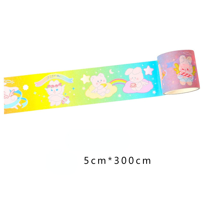 Cute cartoon stickers roll 5 cm x 300 cm