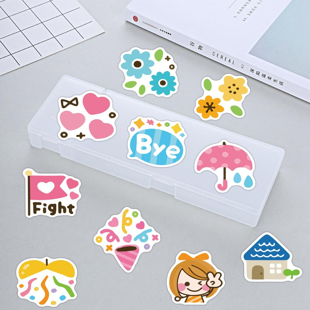 Kawaii Cute Little Girl Stickers (40pcs)