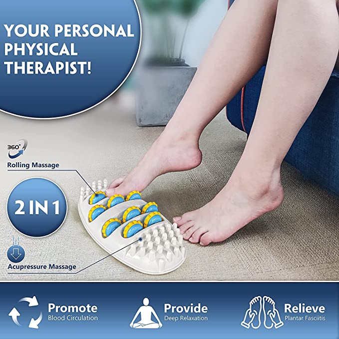 Home foot calf stimulation point massager