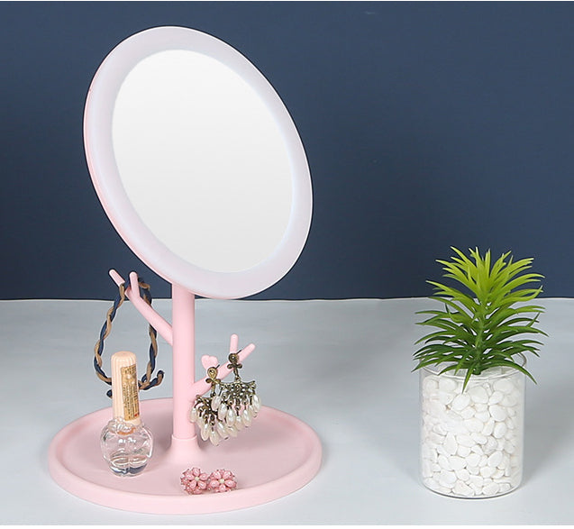 Desktop HD rotating makeup mirror