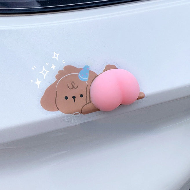 Cute silicone bumper stickers