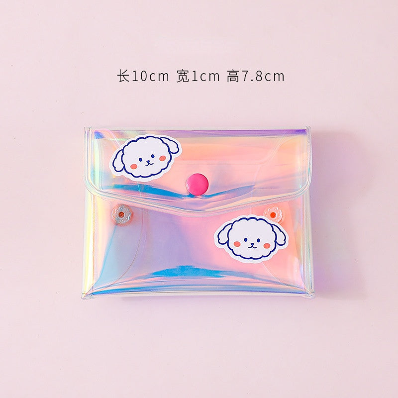 Laser coin purse minimalist style