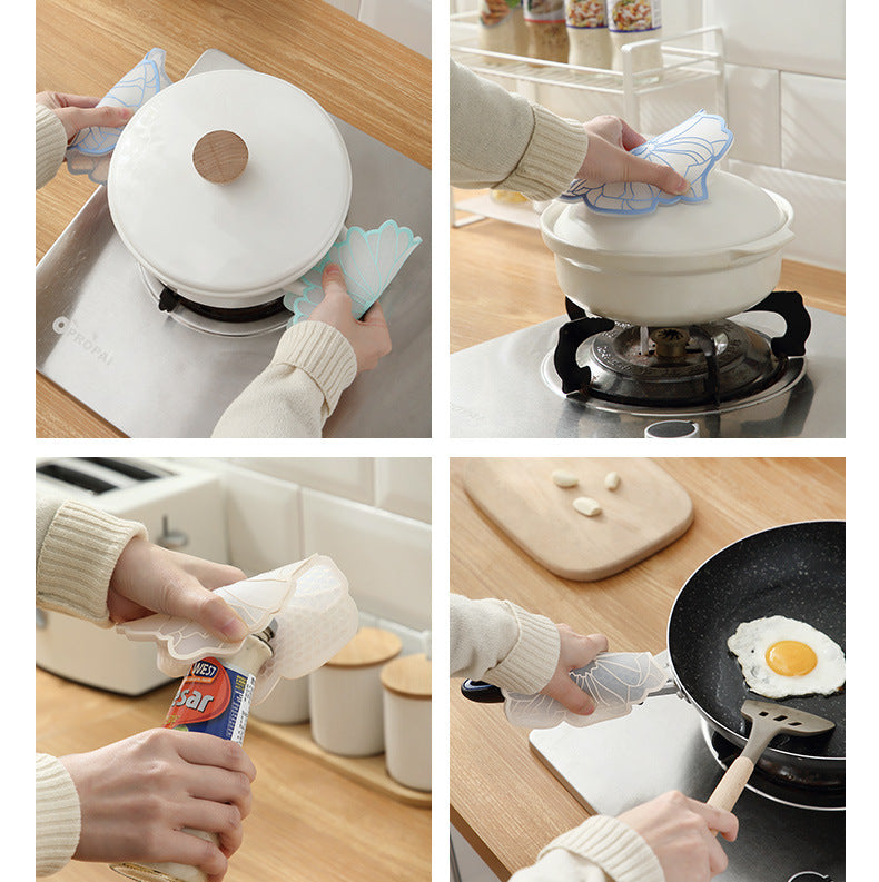 Silicone high temperature resistant anti-scald table mat (4pcs/set)