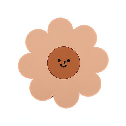 PVC creative sunflower smiley face insulation pads (small medium and large 3 / set)