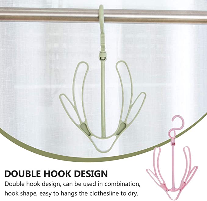 Double hooks home wing drying shoe hooks (3pcs/set)