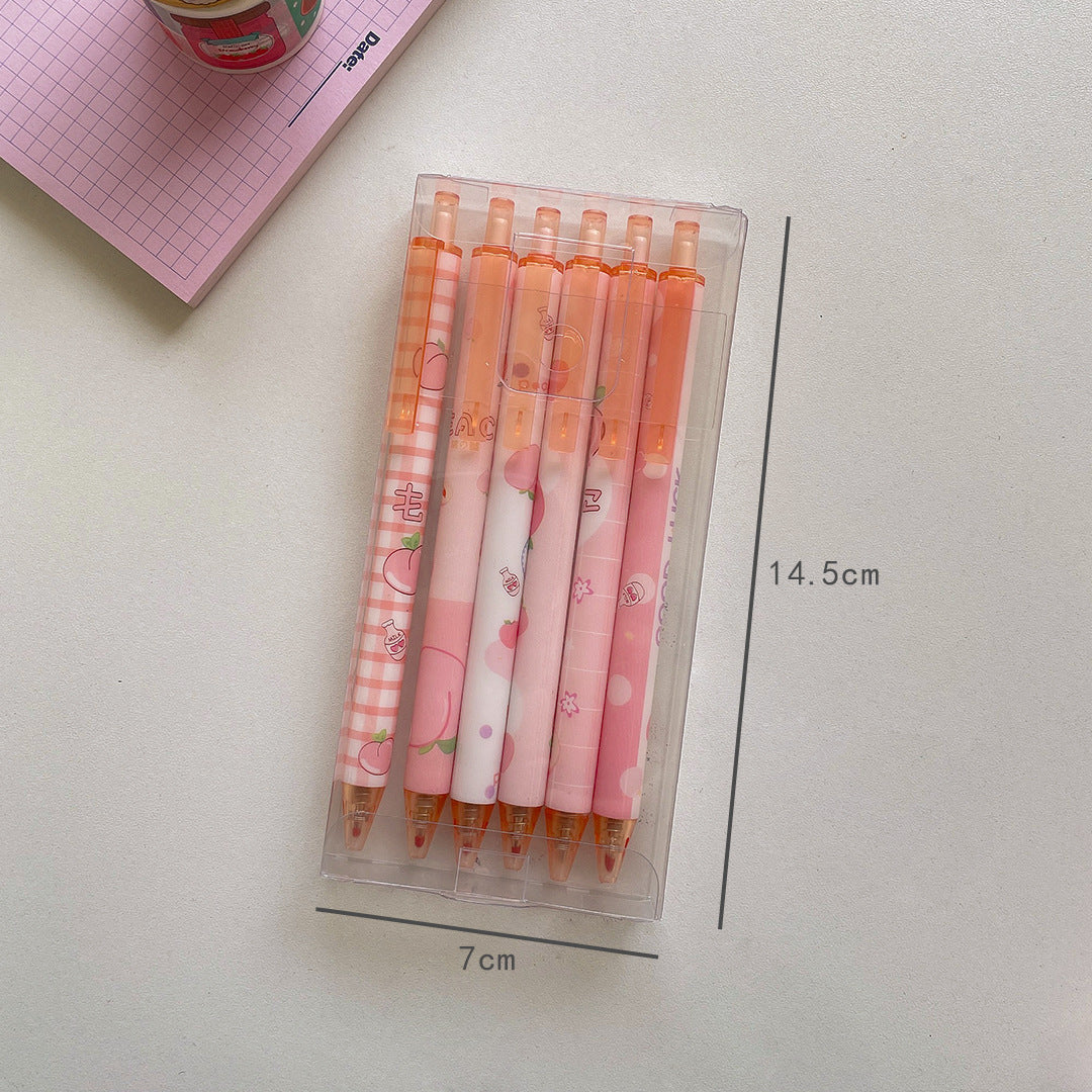 Cartoon unisex pen 0.5mm (6pcs/box)