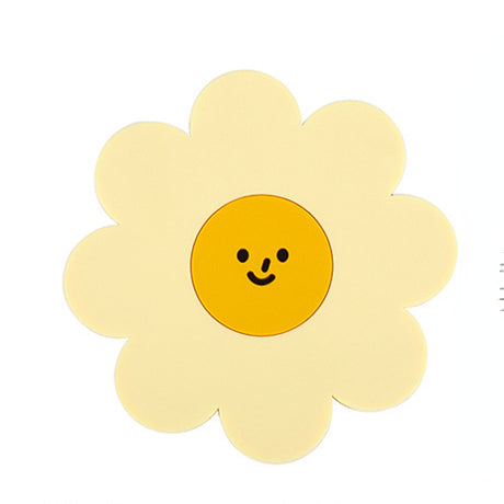 PVC creative sunflower smiley face insulation pads (small medium and large 3 / set)