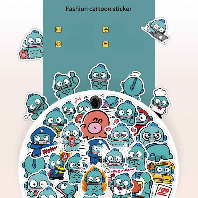 Cartoon Octopus Stickers (60pcs)