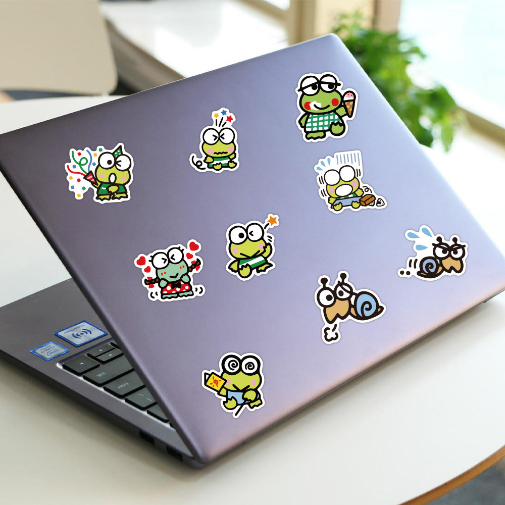 Cute Big Eyes Frog Stickers (50pcs)